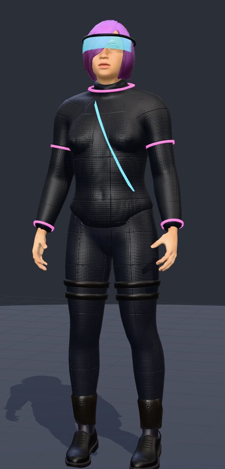 Cyberpunk hacker preset
